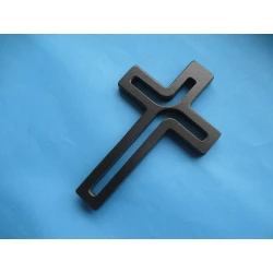 Krzyż drewniany czarny 18 cm JB 1CZ